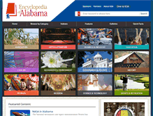 Tablet Screenshot of encyclopediaofalabama.org